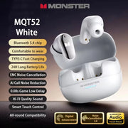 True Wireless Gaming Earbuds with Bluetooth 5.4, HIFI Stereo Sound and Noise‑Canceling Mic