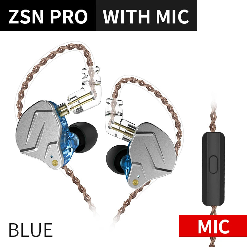 Hybrid Drive In‑Ear Earphones with Balanced‑Armature and Dynamic Drivers, Noise Cancelling