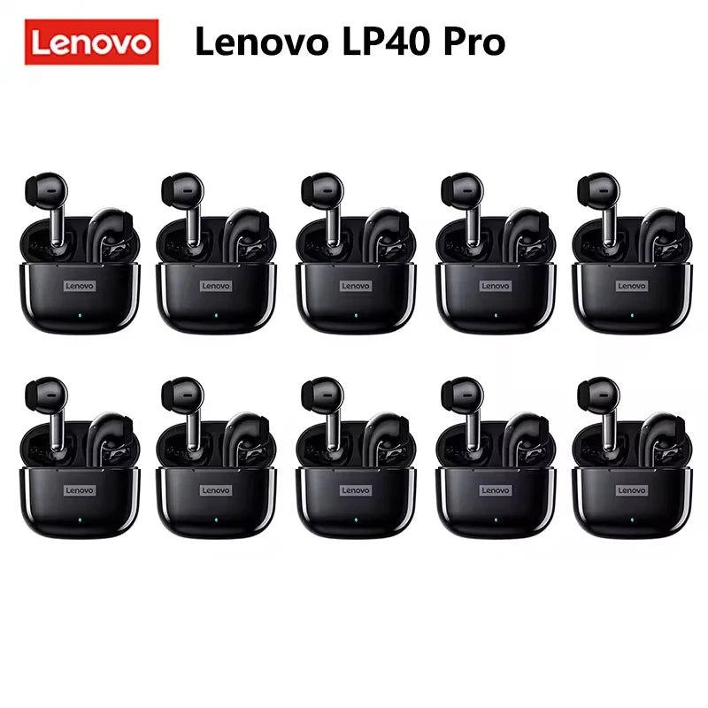 LP40 Pro Wireless Bluetooth 5.4 True Wireless Earbuds – Gaming & Sports, Touch Control, HD Call Mic