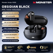 Monster AIRSTAR M300 OWS Gaming Wireless Earphones Bluetooth 6.0 Ear Clip Sports Earbuds HD Calls Noise Cancelling Headphones