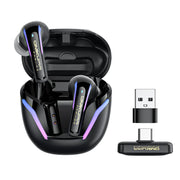 ONIKUMA T27 Wireless Earphones 2.4GHz Dual Mode Earbuds Low Latency Gaming Headset With Charging Box Touch Control Headsets RGB