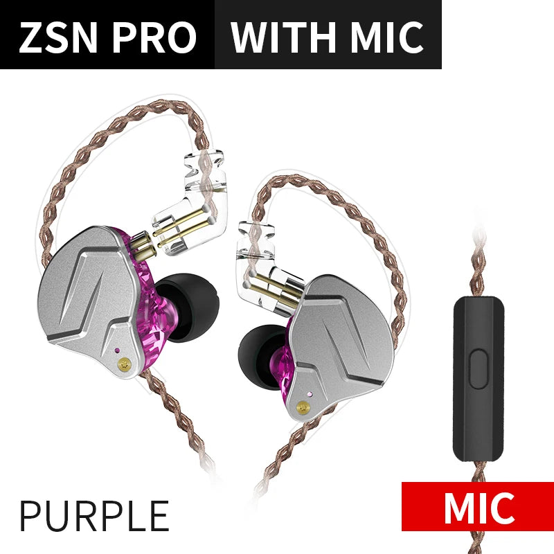 Hybrid Drive In‑Ear Earphones with Balanced‑Armature and Dynamic Drivers, Noise Cancelling