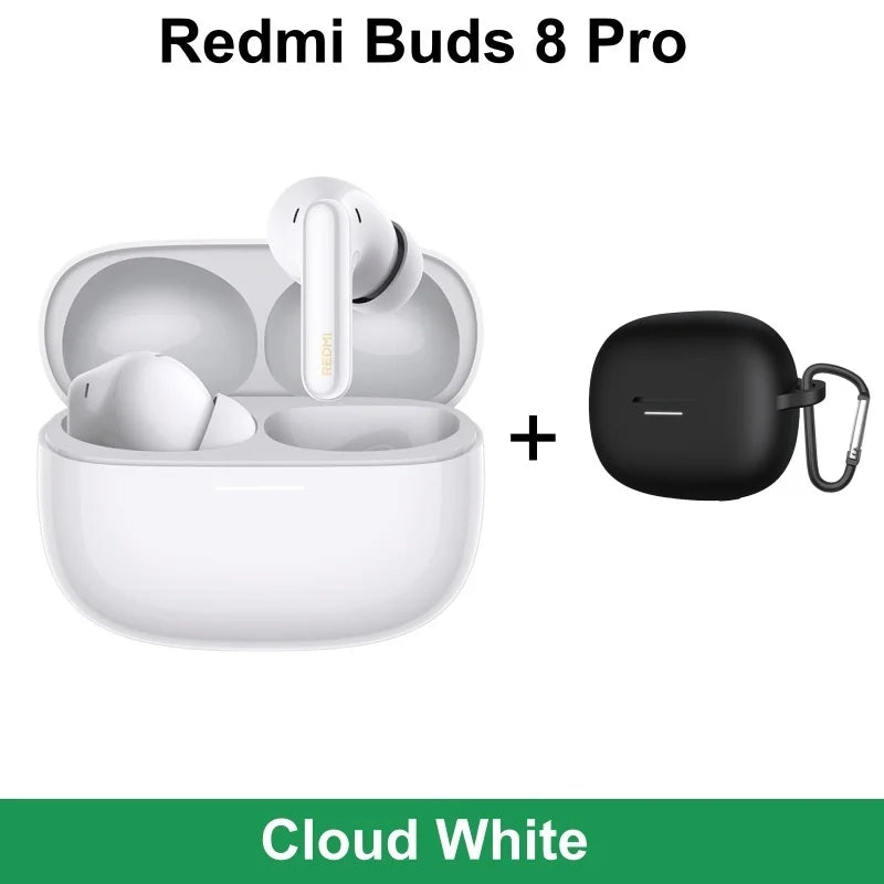 Buds 8 Pro True Wireless Earbuds, Bluetooth 5.4, AI Clear Call, Triple Mic, 55 dB Active Noise Cancellation
