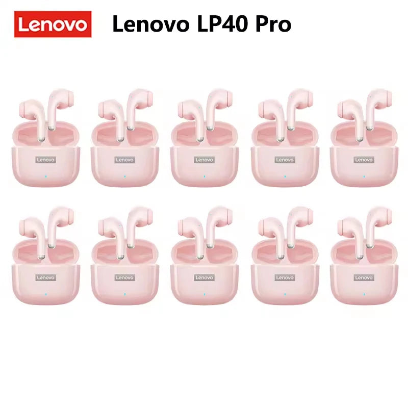 LP40 Pro Wireless Bluetooth 5.4 True Wireless Earbuds – Gaming & Sports, Touch Control, HD Call Mic