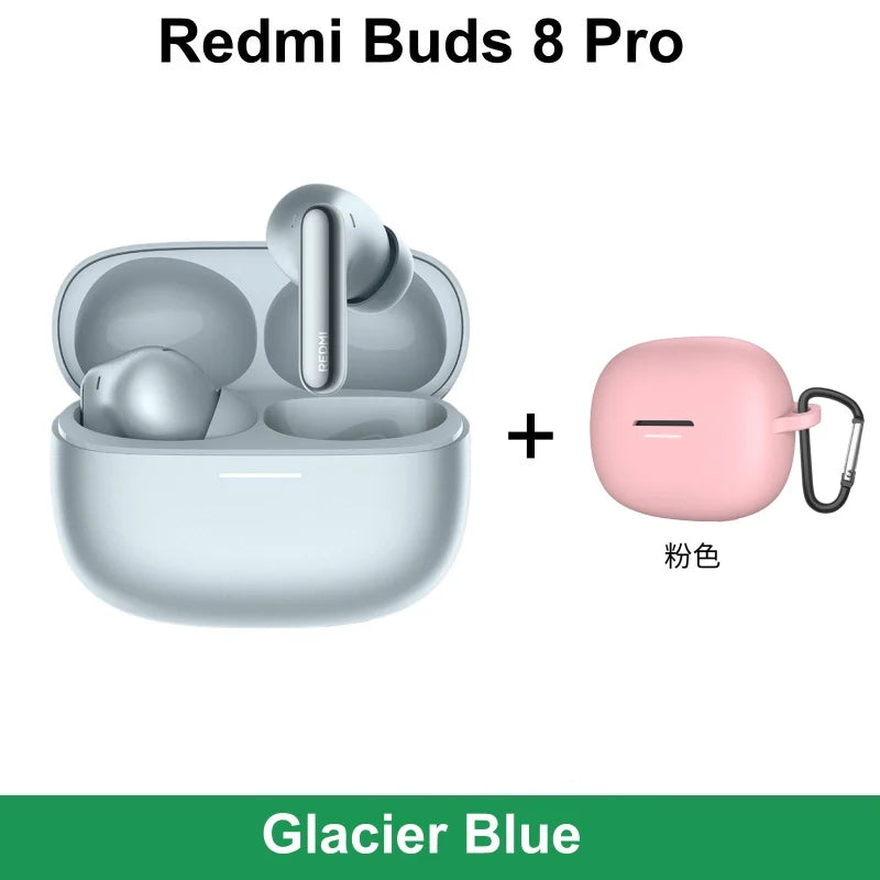 Buds 8 Pro True Wireless Earbuds, Bluetooth 5.4, AI Clear Call, Triple Mic, 55 dB Active Noise Cancellation