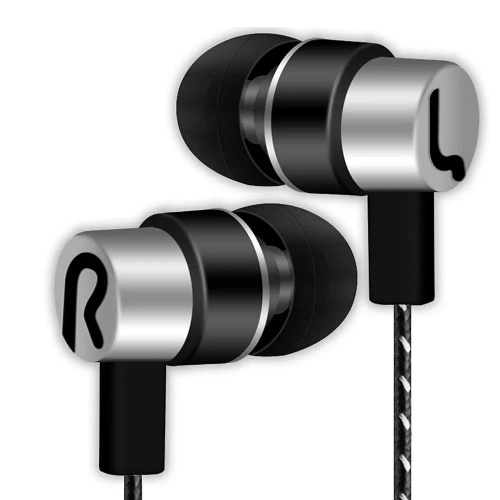 Wired In-Ear Stereo Earbuds with 3.5mm Plug, Dual Drivers, Superb Bass