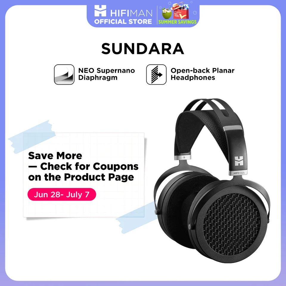 Over‑Ear Planar Magnetic Headphones, Full‑Size, Black Metal Casing with High‑Fidelity Design