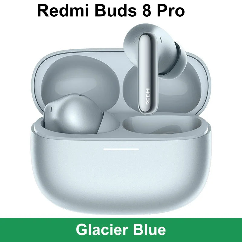 Buds 8 Pro True Wireless Earbuds, Bluetooth 5.4, AI Clear Call, Triple Mic, 55 dB Active Noise Cancellation