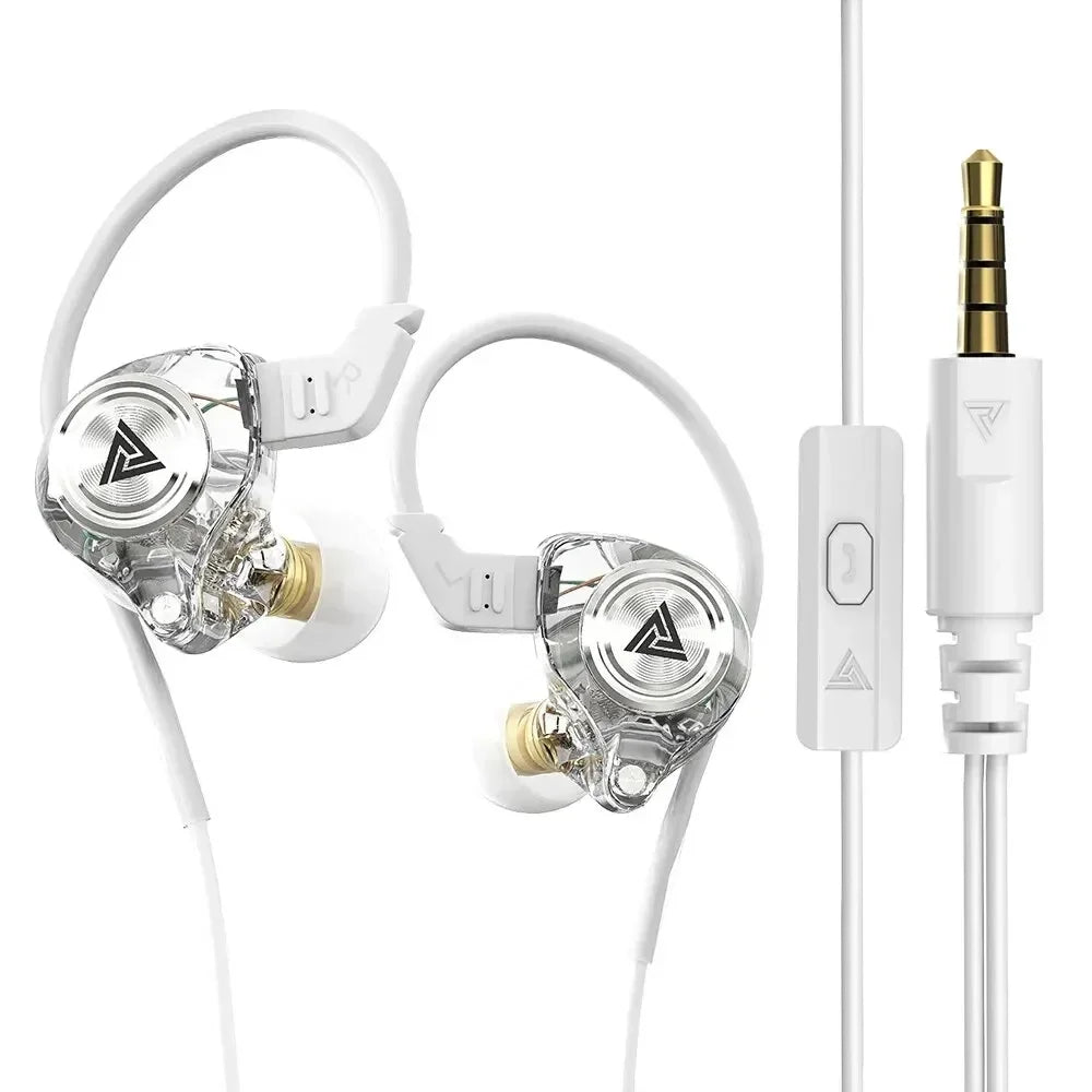 Wired In-Ear Earphones with Microphone, Hi‑Fi Bass and Noise Cancelling for Sport and Gaming