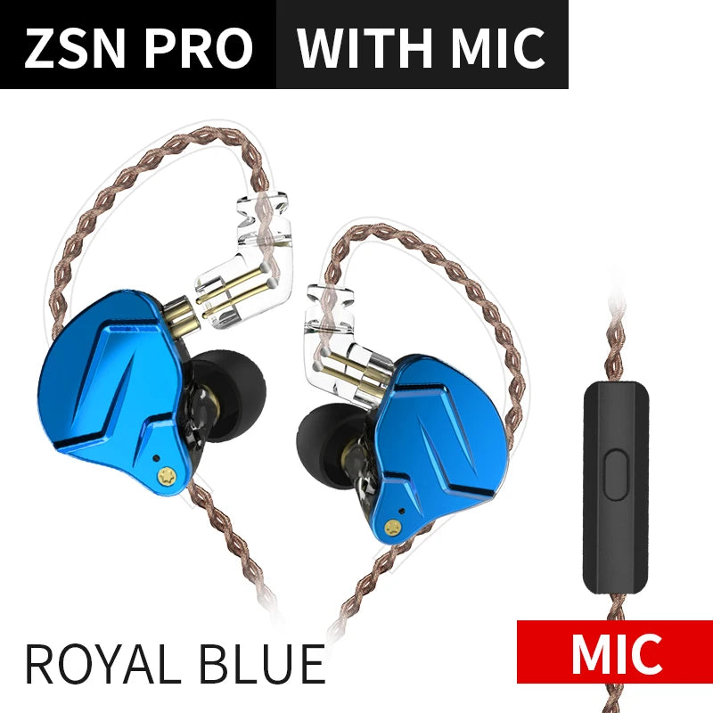 Hybrid Drive In‑Ear Earphones with Balanced‑Armature and Dynamic Drivers, Noise Cancelling