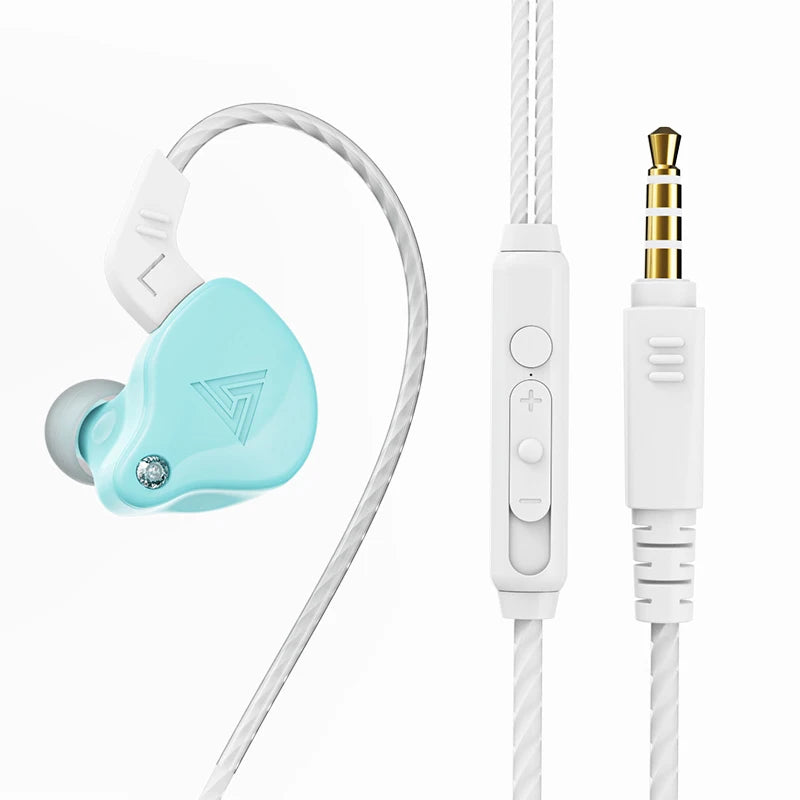 Wired In-Ear Earphones with Microphone, Hi‑Fi Bass and Noise Cancelling for Sport and Gaming