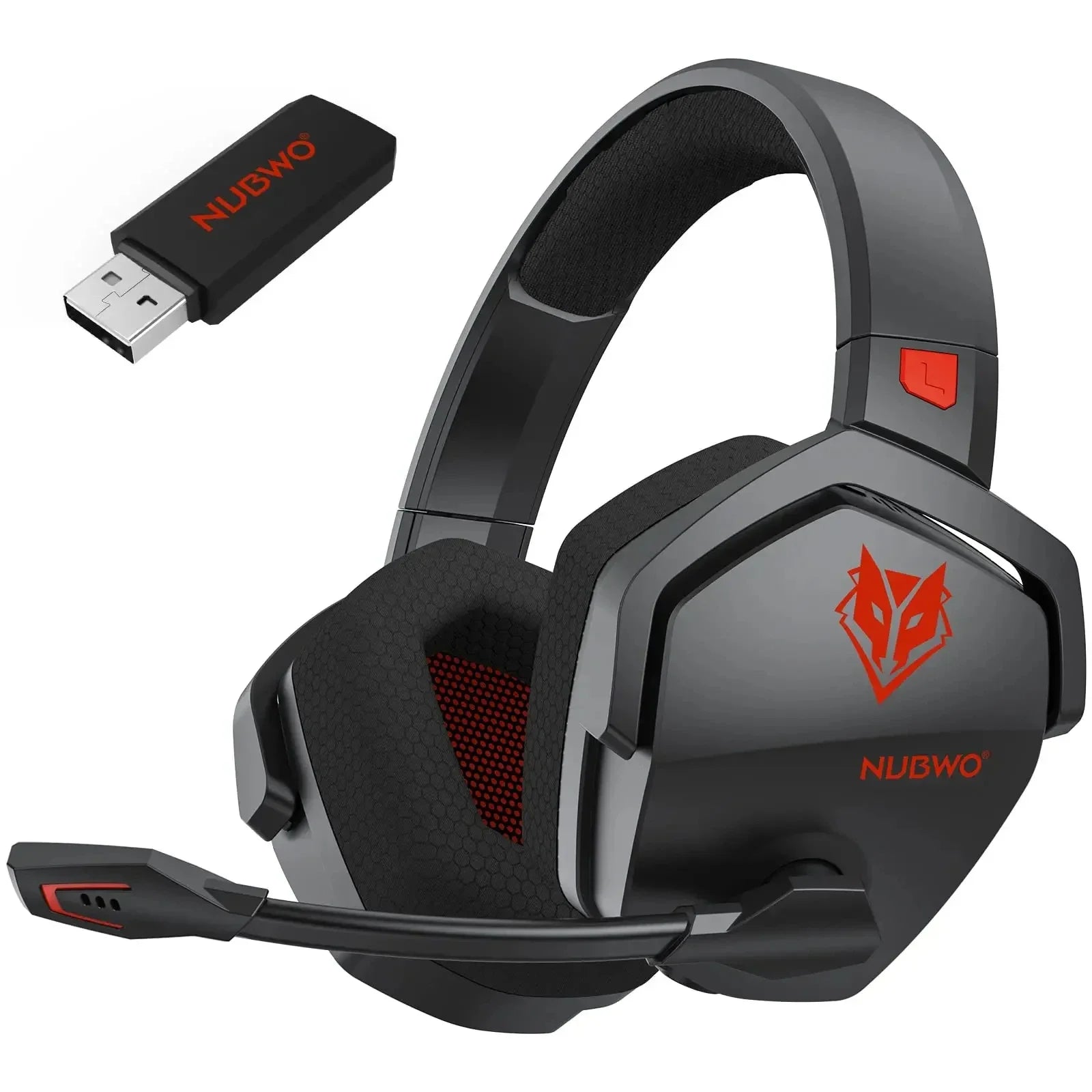 G06 Dual Wireless Gaming Headset with Bluetooth 5.3 and 2.4 GHz RF – Mic Compatible with PS5, PC and Switch