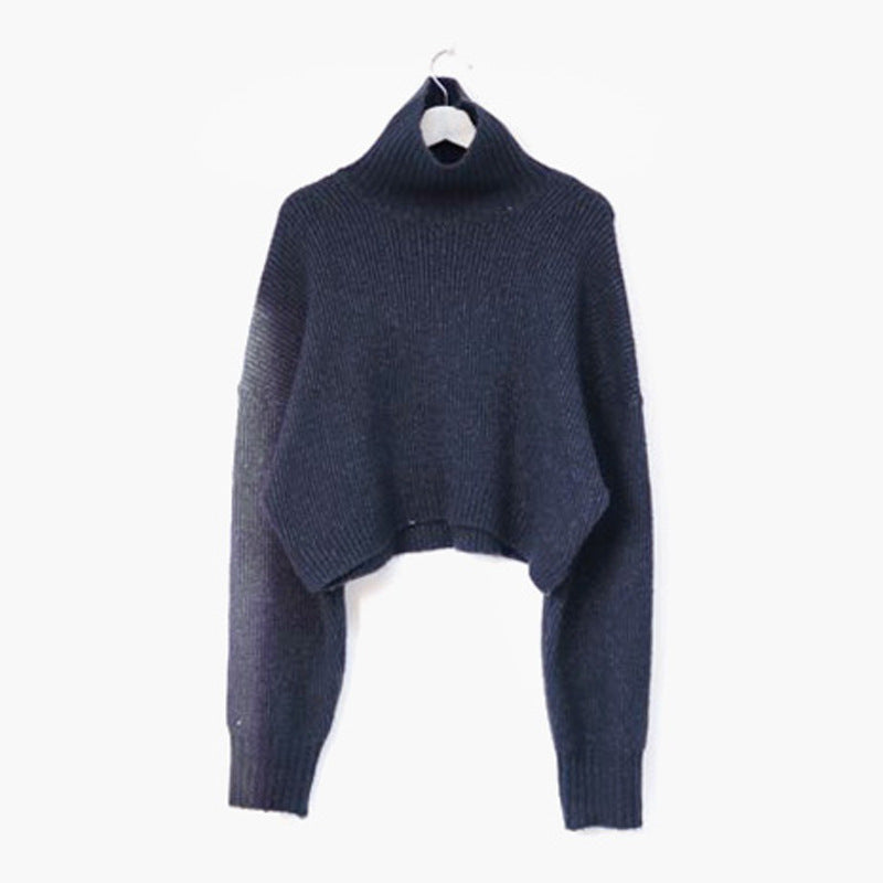 High Neck Thickened Warm and Good Quality Pullover Sweater
