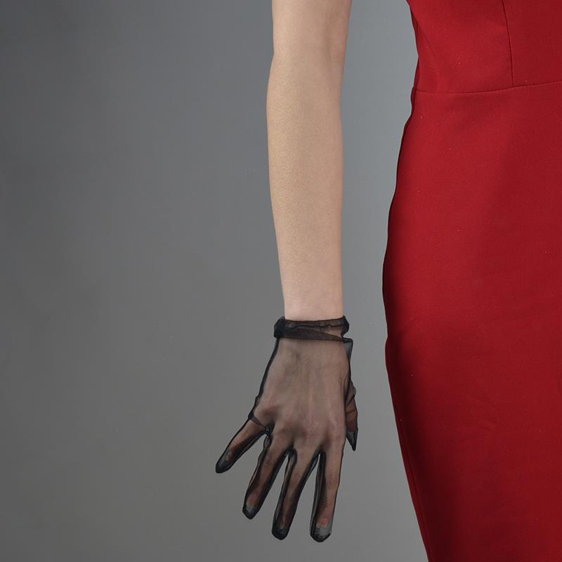 Elegant Oversized Silk Gloves for Women