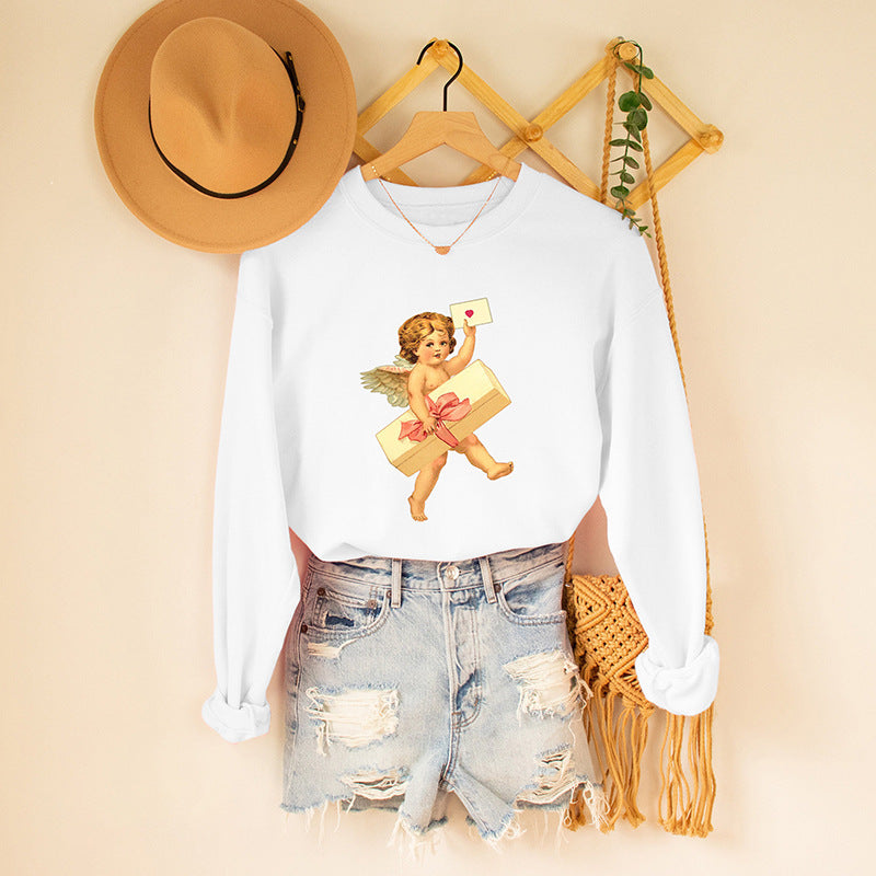 Cozy Round Neck Long-Sleeve Sweater for Women