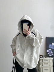 Women's Cozy Zip-Up Hooded Sweater Coat
