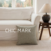 Geometric Jacquard Throw Pillow Cover with Insert – Soft Home Accent