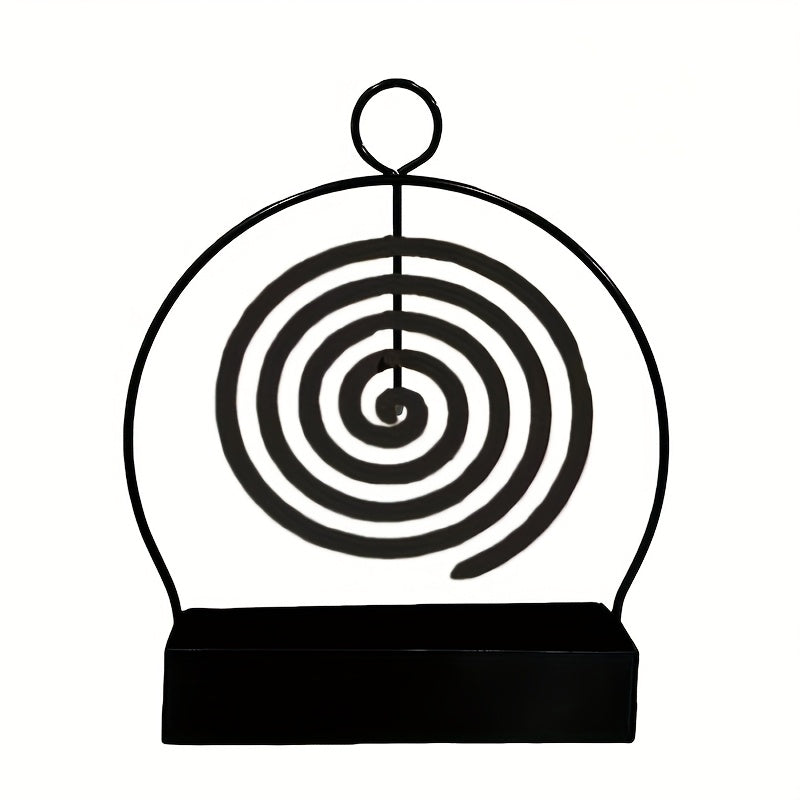 Metal mosquito coil or sandalwood holder for home and outdoor use