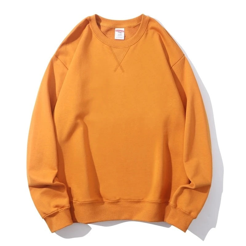 Men's Heavy Cotton Terry Crewneck Pullover Sweater
