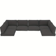 14pcs Outdoor Seat Cushions, Furniture Replacement Cushions with 6 Seat Cushion Covers And 8 Back Covers, for Sofa And Chair, Bench Seat Cushions, Patio Furniture Cushion Covers, Seat Cushion For Bench, Grey Chaise Lounge Cushions, Outside Cushions, Bench