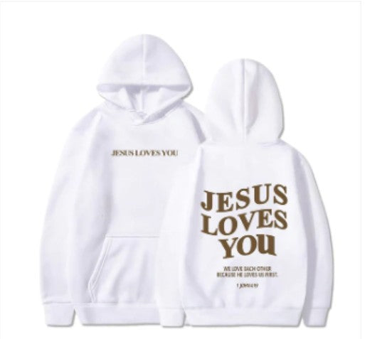Women's Letter Print Pocket Drawstring Hoodie