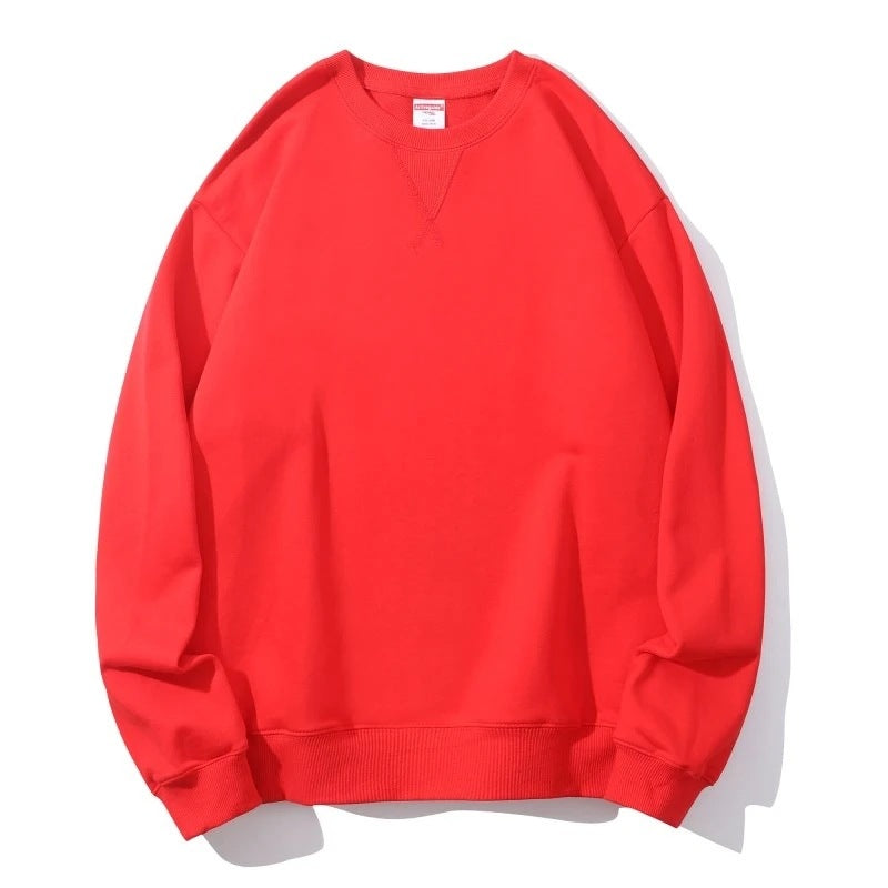 Men's Heavy Cotton Terry Crewneck Pullover Sweater