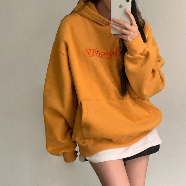 Chic Fleece-Lined Embroidered Winter Hoodie