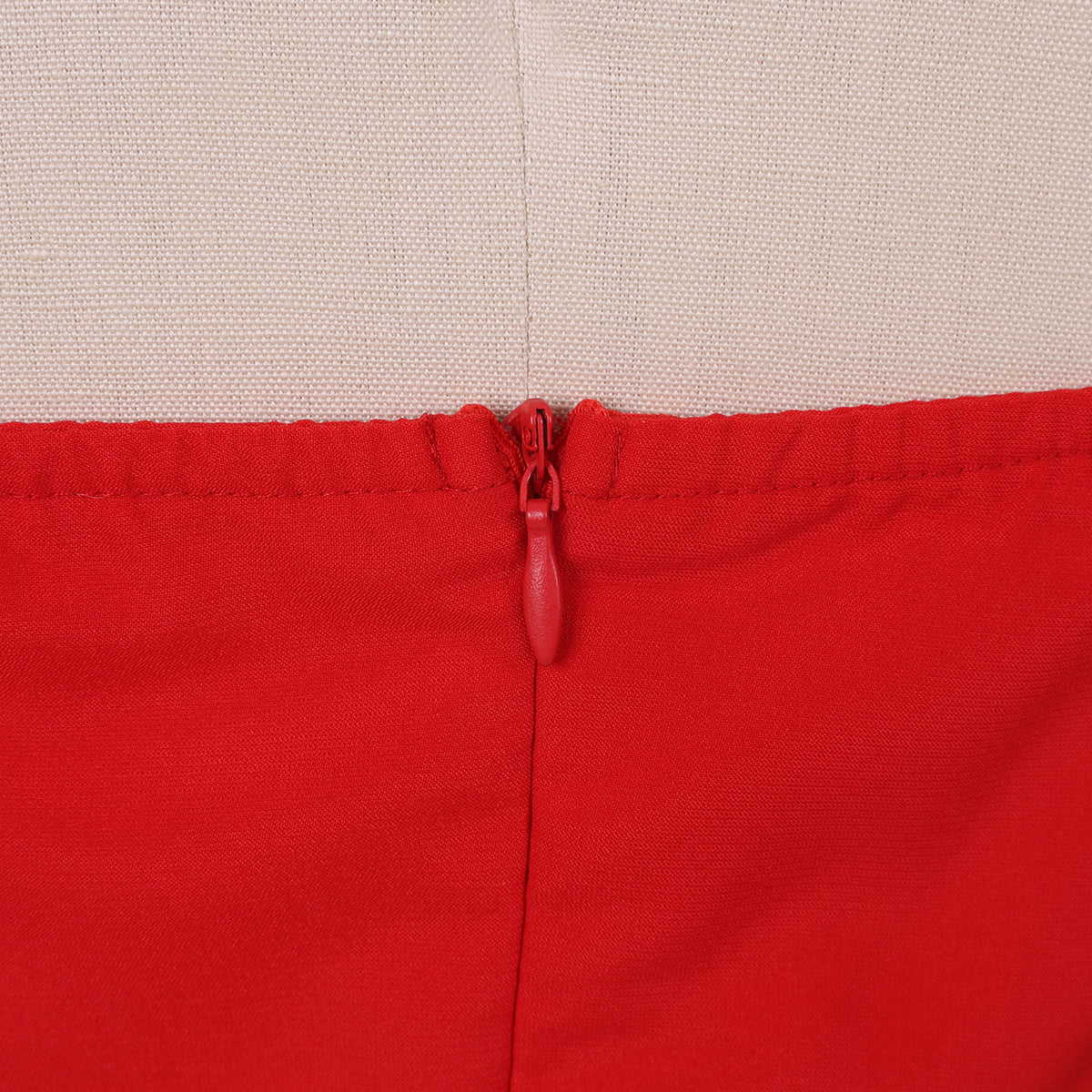 Red Tube Top Wide Leg Jumpsuit