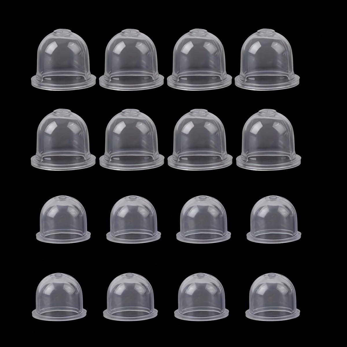 16pcs Carburetor Starter Bulbs for Lawn Mowers, Trimmers and Hair Dryers-durable Gasoline Capsule Pump (19mm/22mm)-essential Accessories for Outdoor Power Equipment Lawn Mower Carburetor Parts Carburetor for Lawn Mower