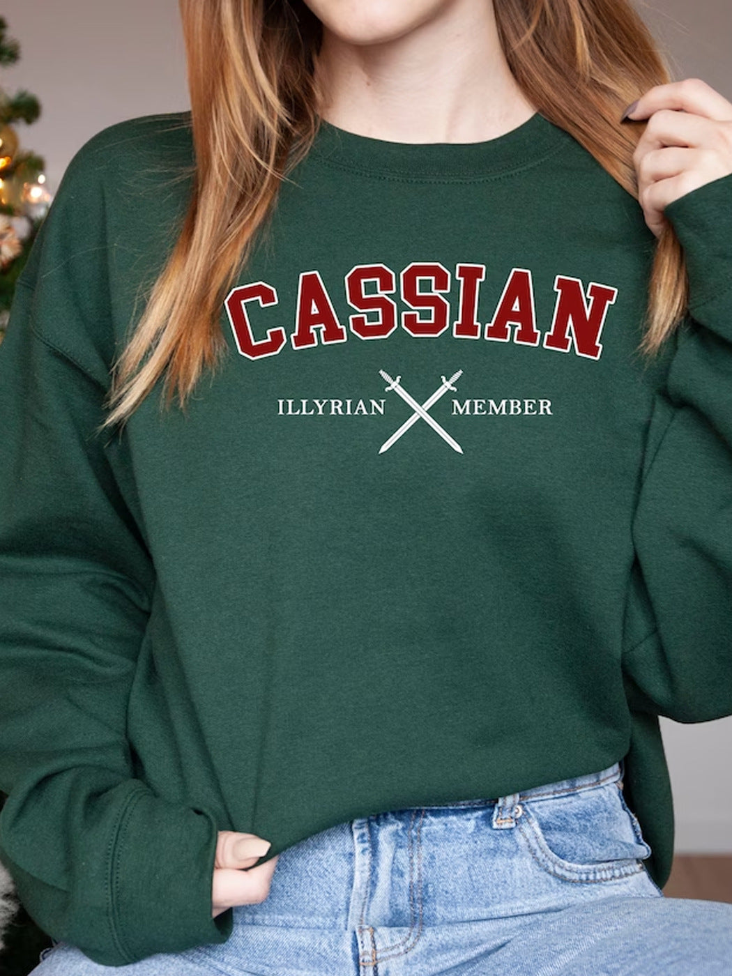 Cozy Printed Unisex Crewneck Sweater