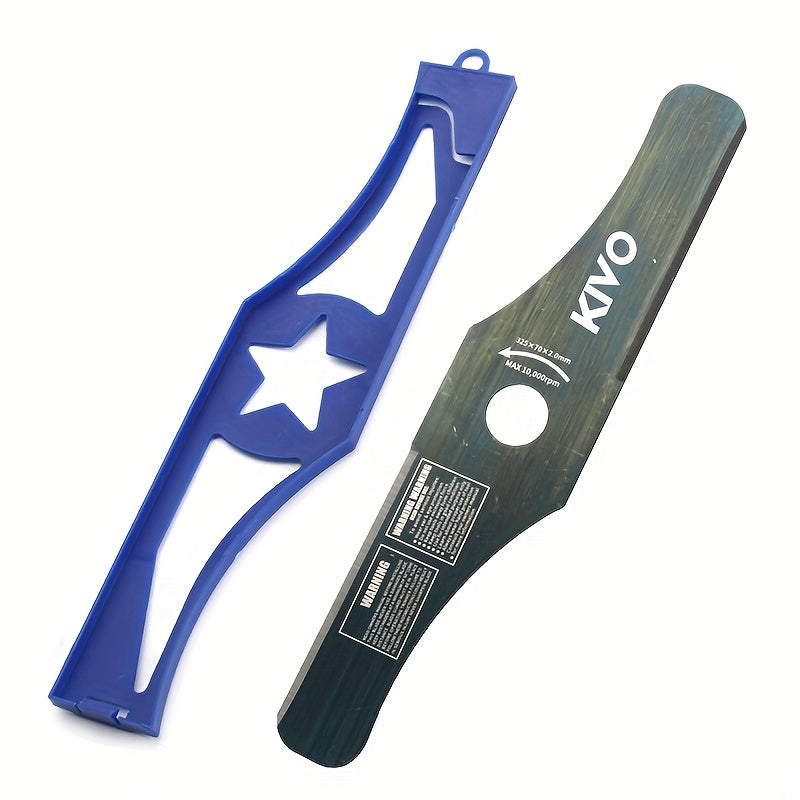 13‑Inch SK5 S‑Shape Mower Blade for Gasoline Lawn Mowers and Brush Cutters