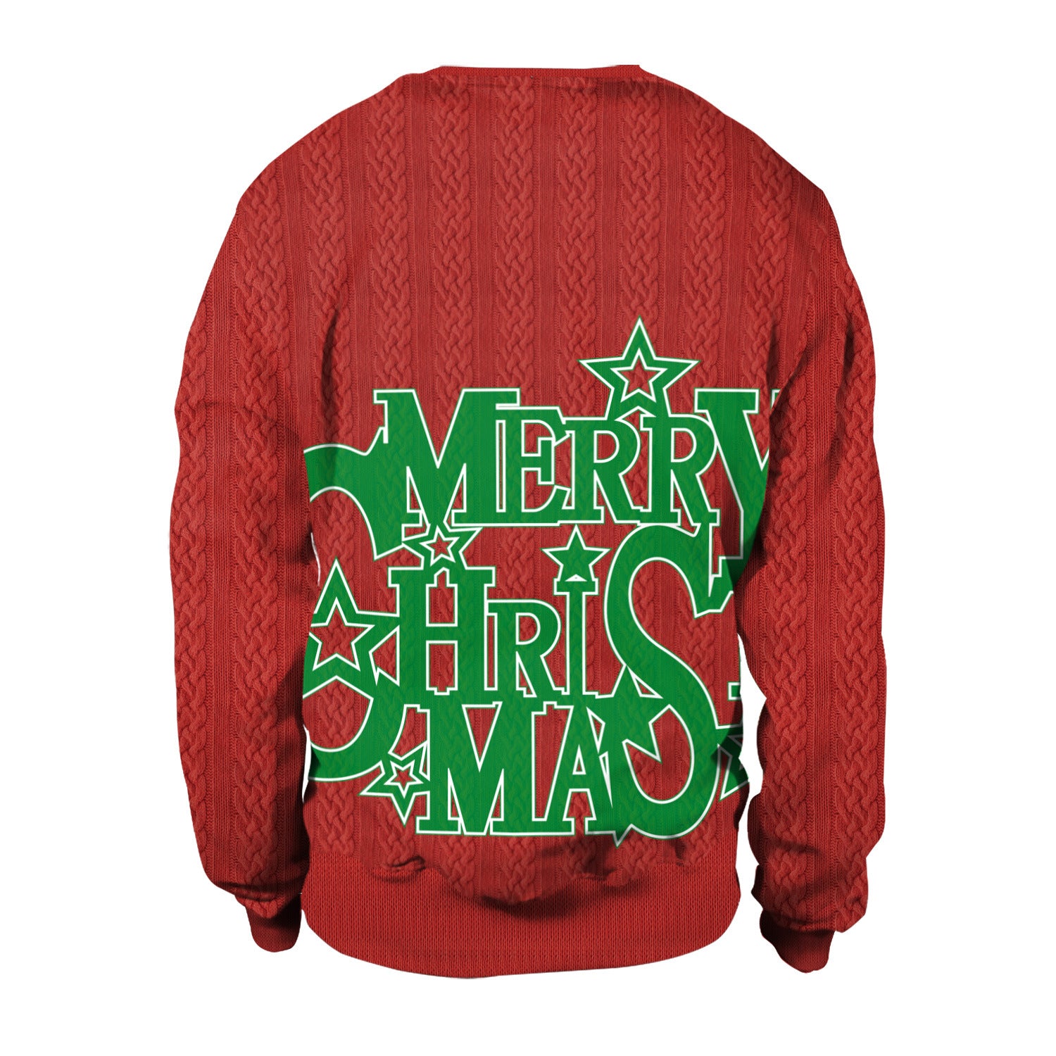 Digital Printed Round Neck Sweater