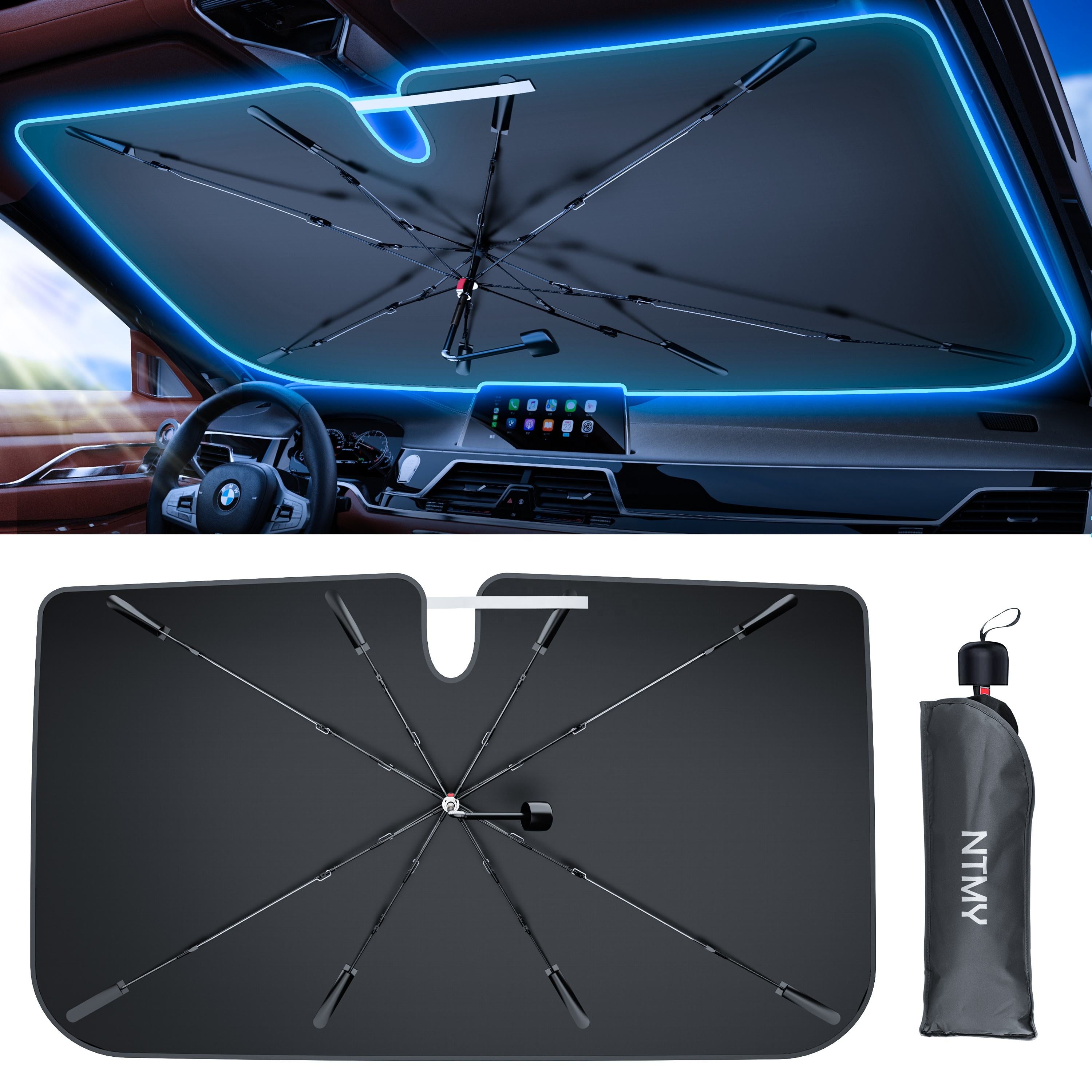 Block UV Rays with Our Portable Car Sunshade