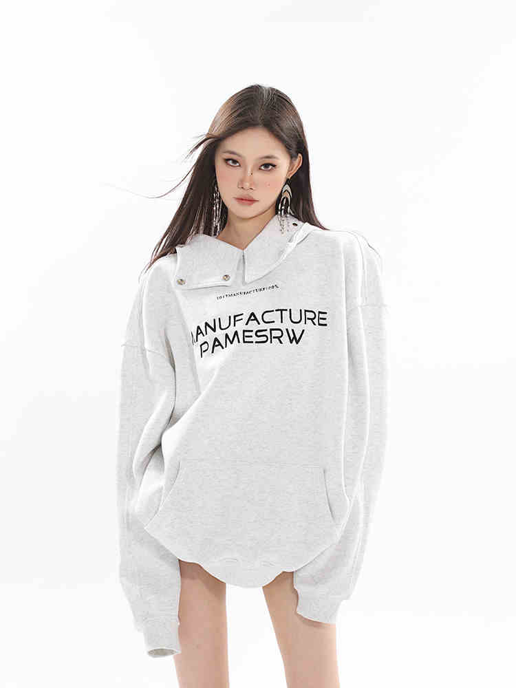 Cozy Velvet Padded Loose Couple Hooded Pullover Sweater