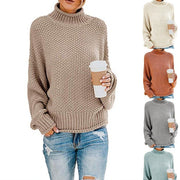 Batwing-sleeve Knit Sweater Loose-fitting Oversized Pullover