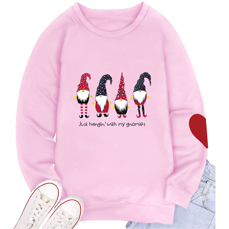 Women's Round Neck Arm Love Sweater