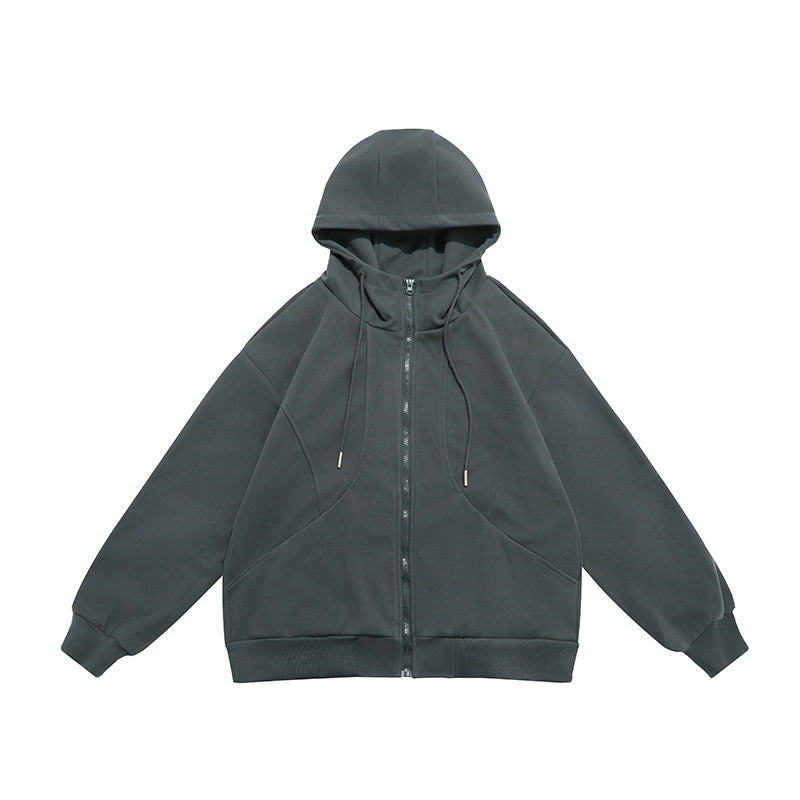 Cozy Matching Couple Hooded Sweatshirt in Solid Colors