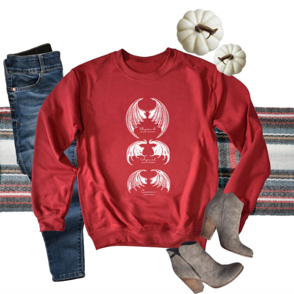 Thorns & Rose Graphic Long Sleeve Night Shirt