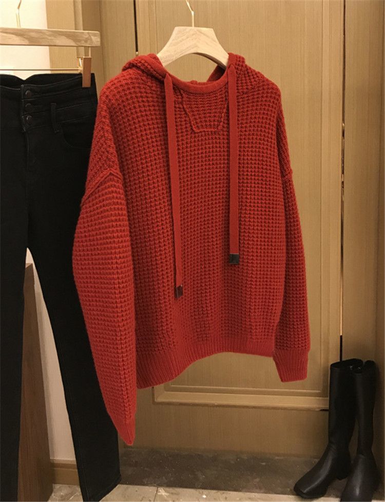 Men's Casual Long-Sleeve Hooded Sweater