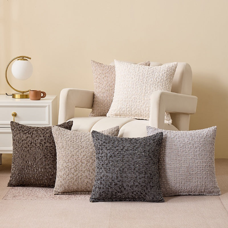 Multicolor Geometric Woven Throw Pillow - Set of 1
