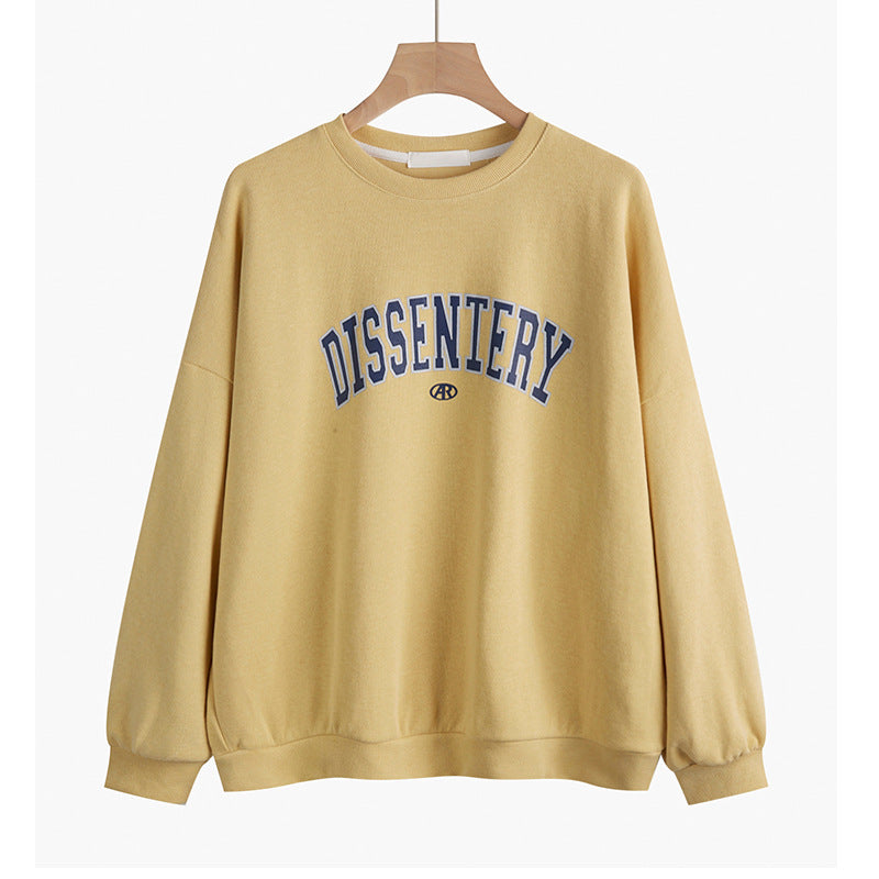 Plus Size Casual Vintage Pullover Sweatshirt