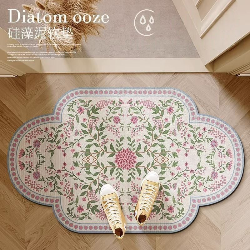 Household Bathroom Water-absorbent Non-slip Quick-drying Bath Mat