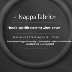 Ultra-Thin Carbon Fiber Leather Steering Wheel Cover