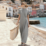 Women's Crew-neck Short-sleeve Dress