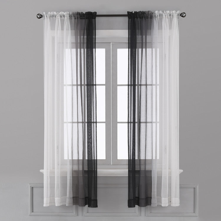 Left and Right Gradient Color Curtain Window Screen Finished Product