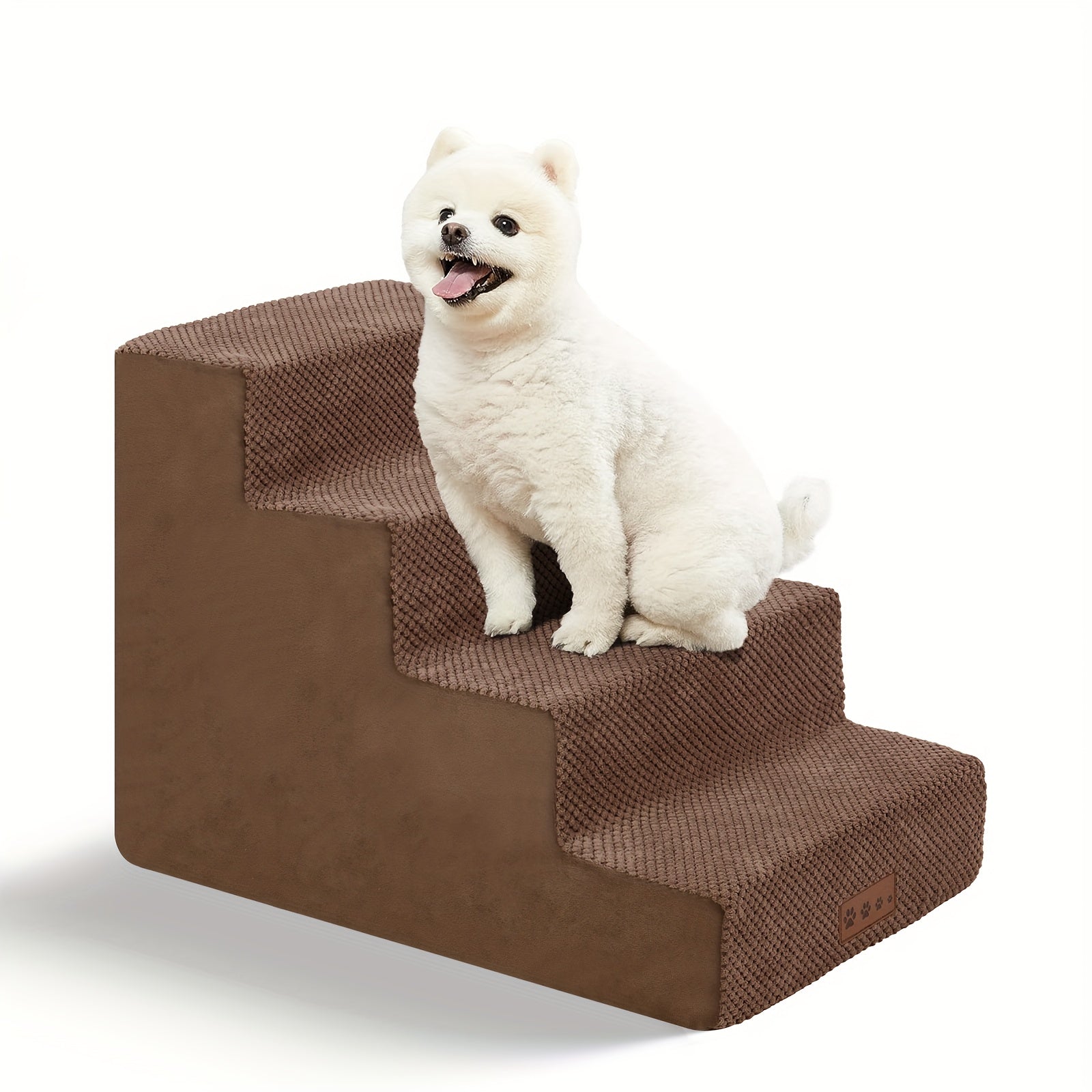 2, 3, 4, 5 Step Dog Stairs - Non-slip, Washable, Pet Stairs For Small/medium/large Dogs