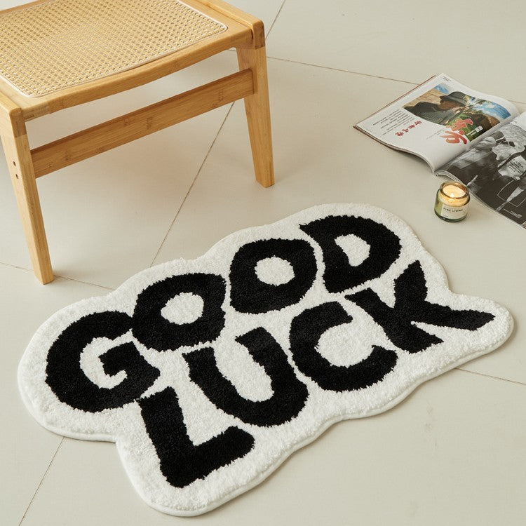 Thickened Bathroom Highly Absorbent Bedside Rug with Non-slip Backing