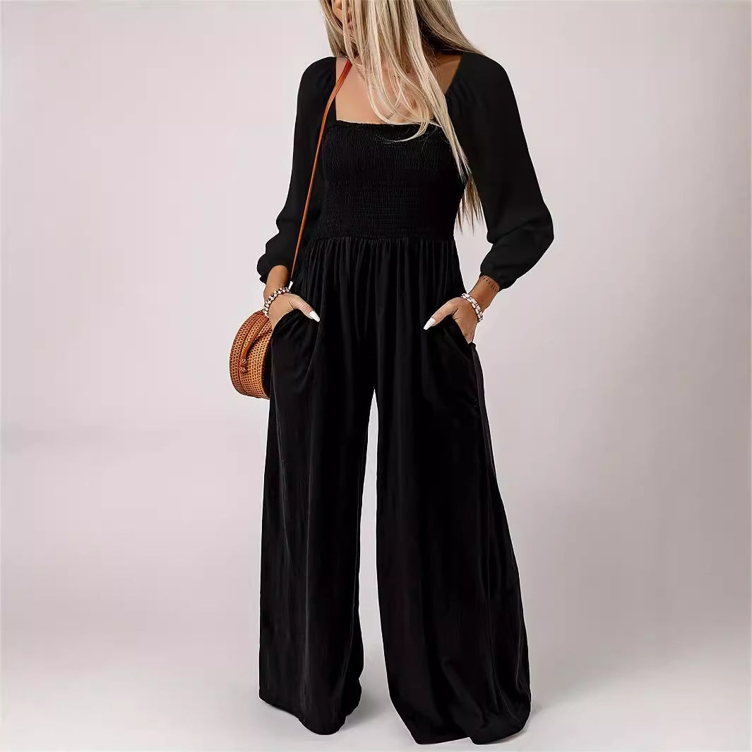 Women's Plus Size Wide Leg Commuter Trousers