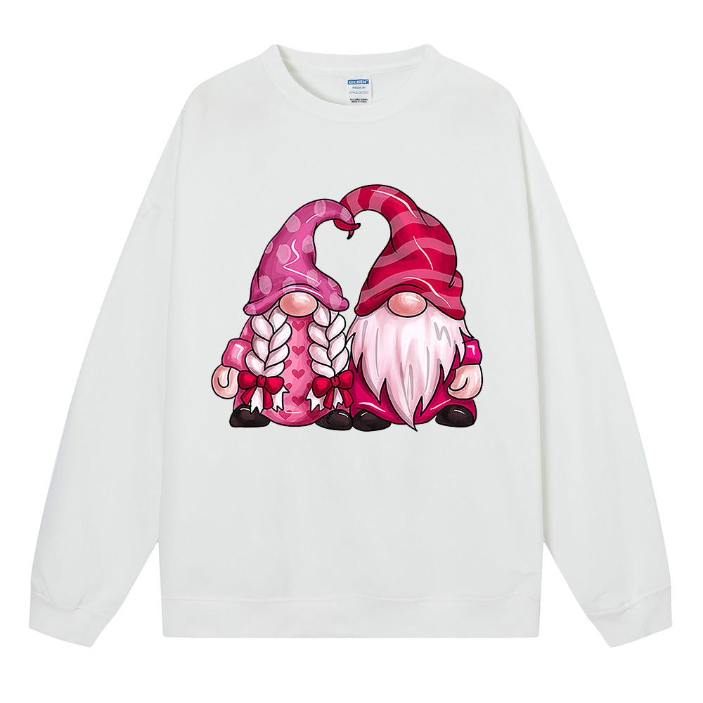 Casual Plus Size Crew Neck Pullover Sweatshirt