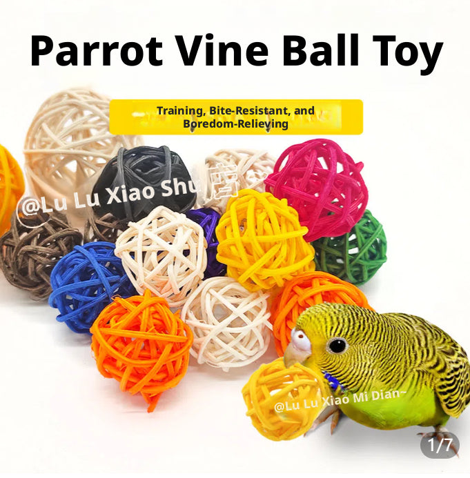 Decorative Rattan Ball - 3cm Diameter, 1 Pack
